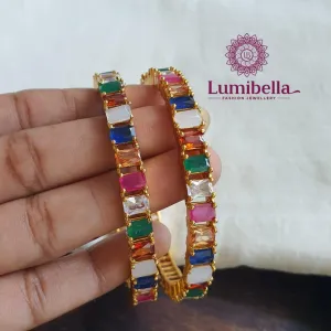 Navaratnam American Diamond Bangles 2*6