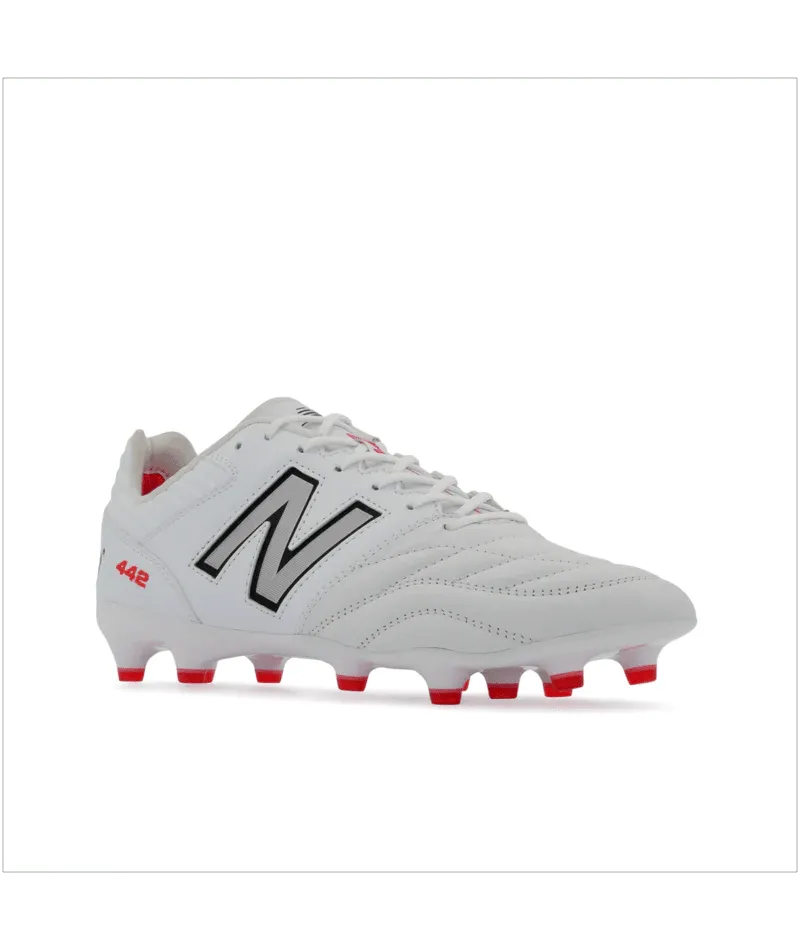 New Balance 442 v2 Pro Synthetic FG - White/Silver