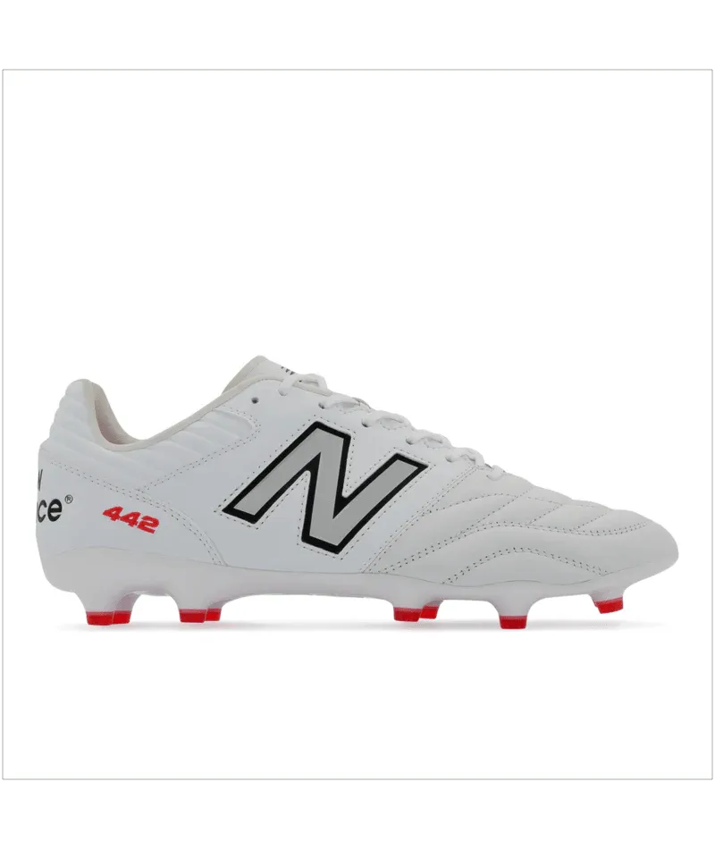 New Balance 442 v2 Pro Synthetic FG - White/Silver