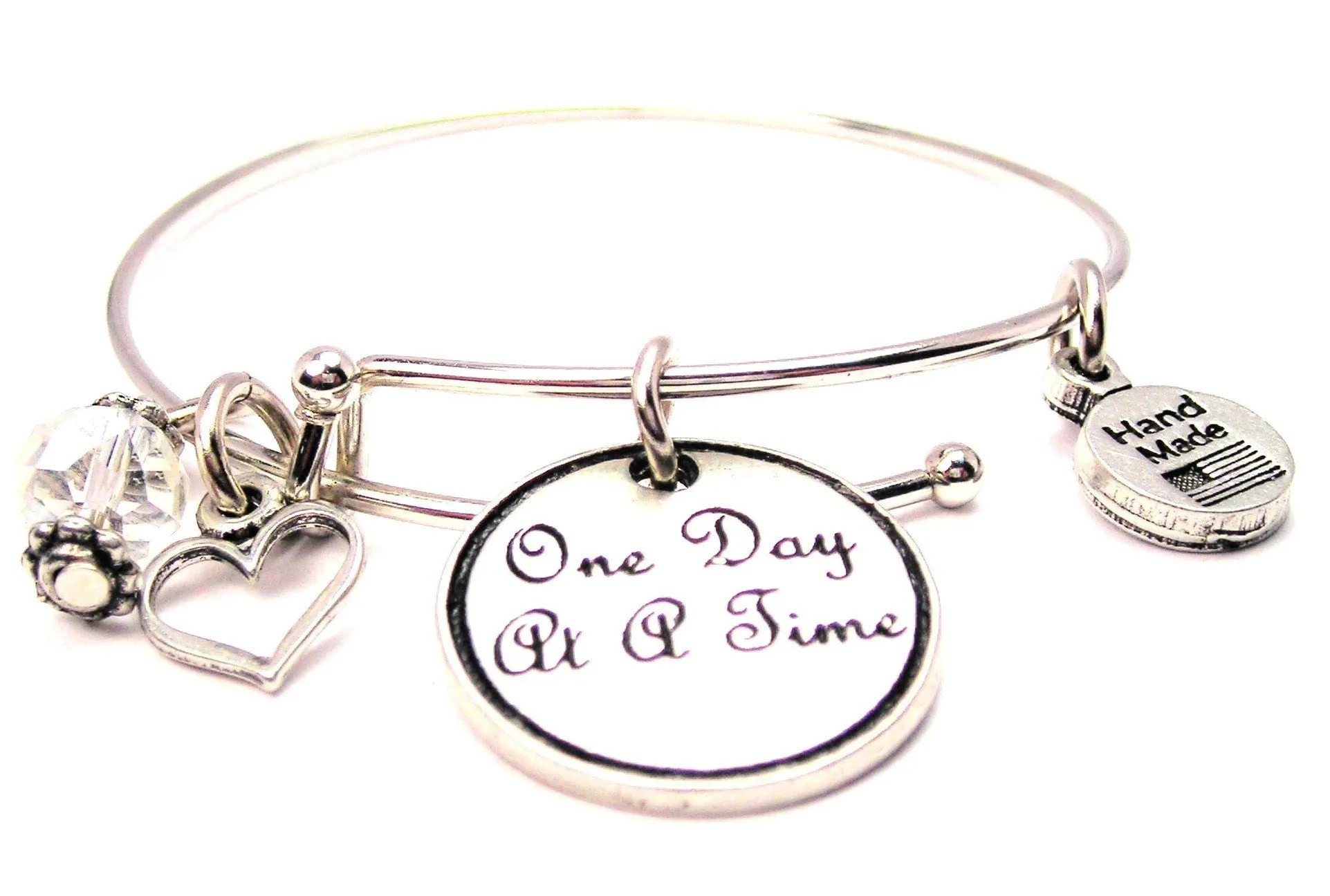 One Day At A Time Bangle Bracelet