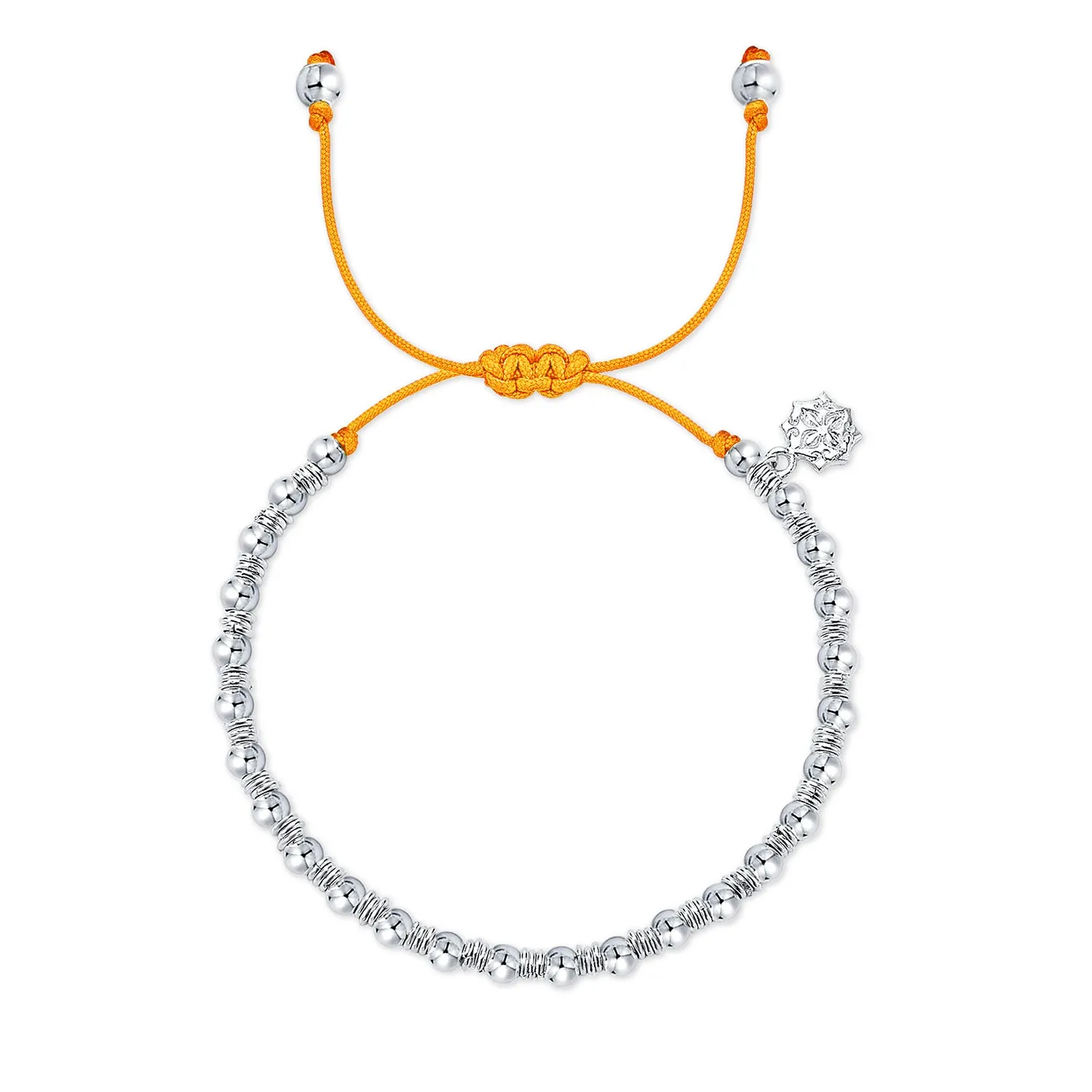 Orange Misanga Cord Bracelet