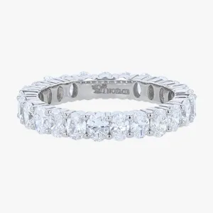 Oval Cut Diamond Eternity Band Ring