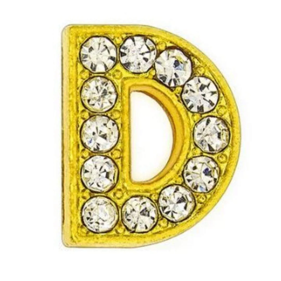 Pavé Letters -Gold Charms