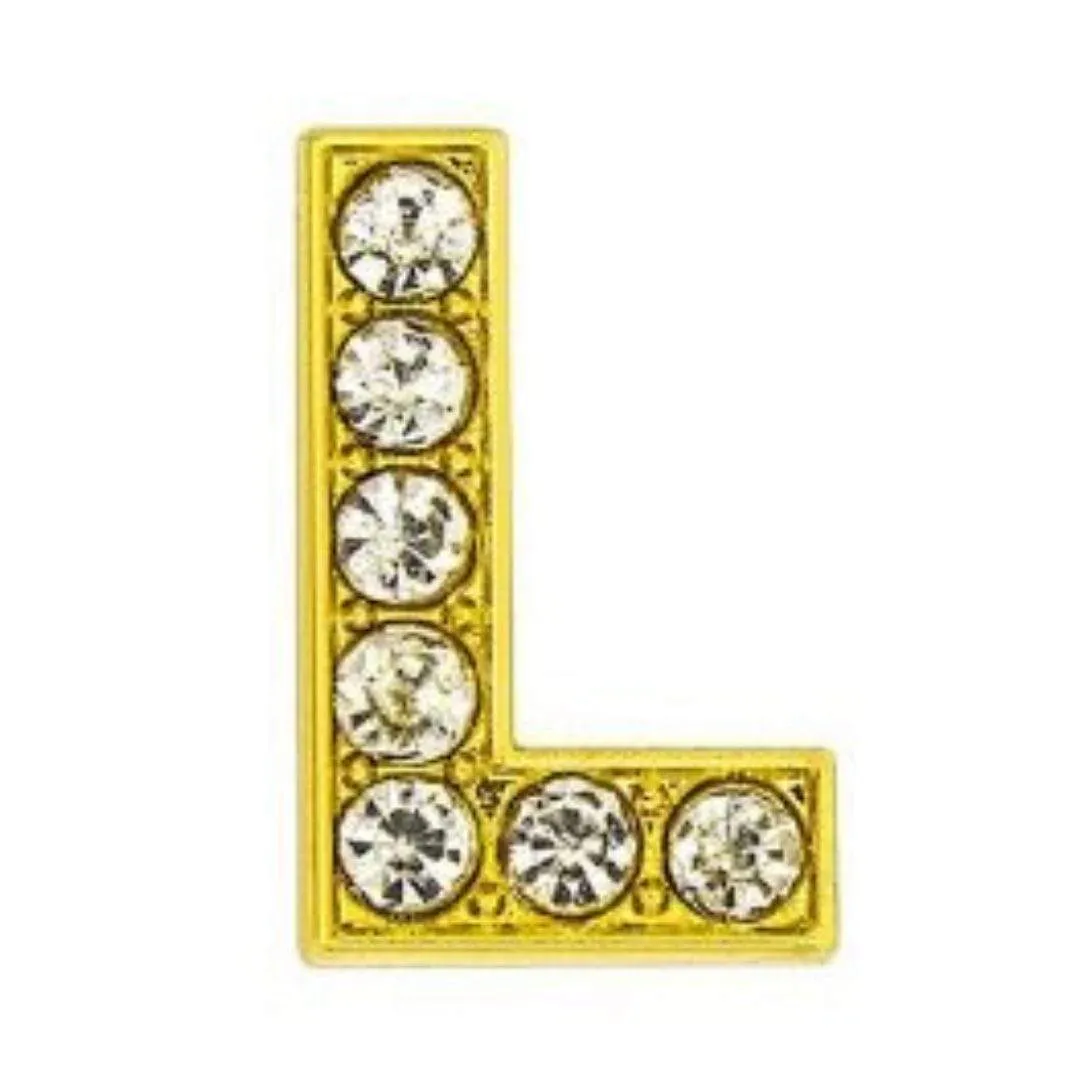 Pavé Letters -Gold Charms