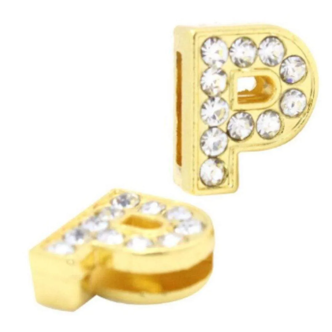 Pavé Letters -Gold Charms