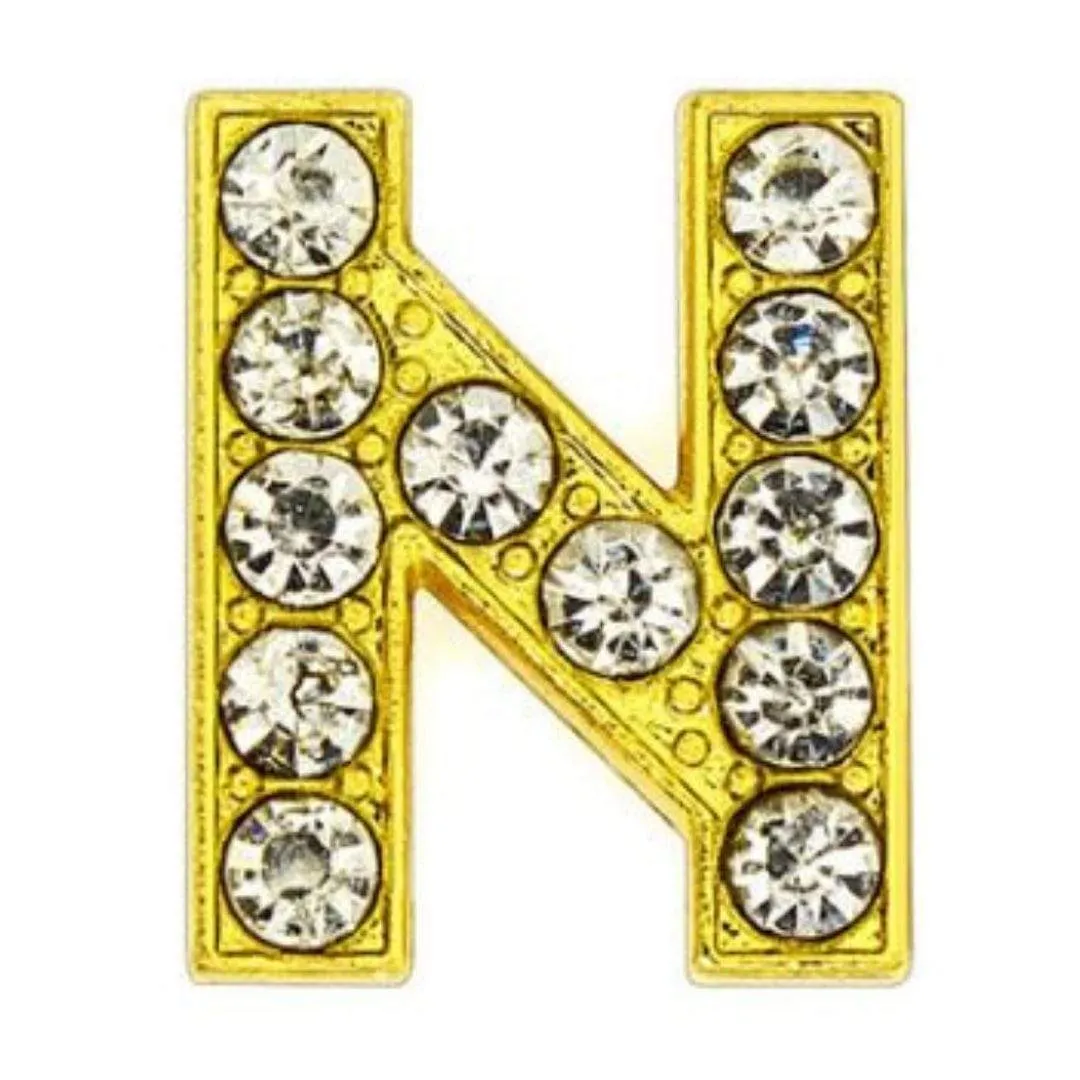 Pavé Letters -Gold Charms