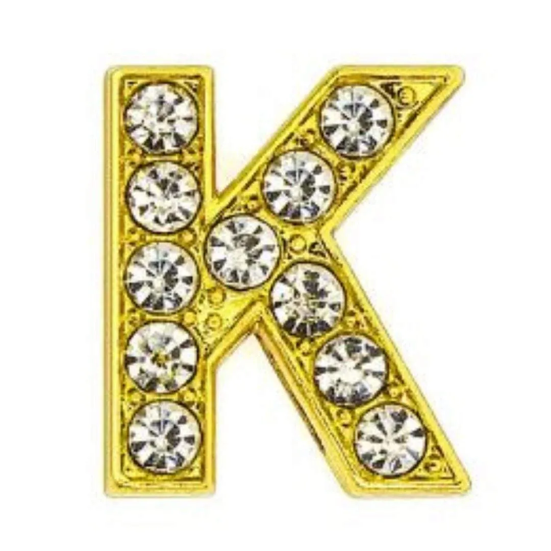 Pavé Letters -Gold Charms