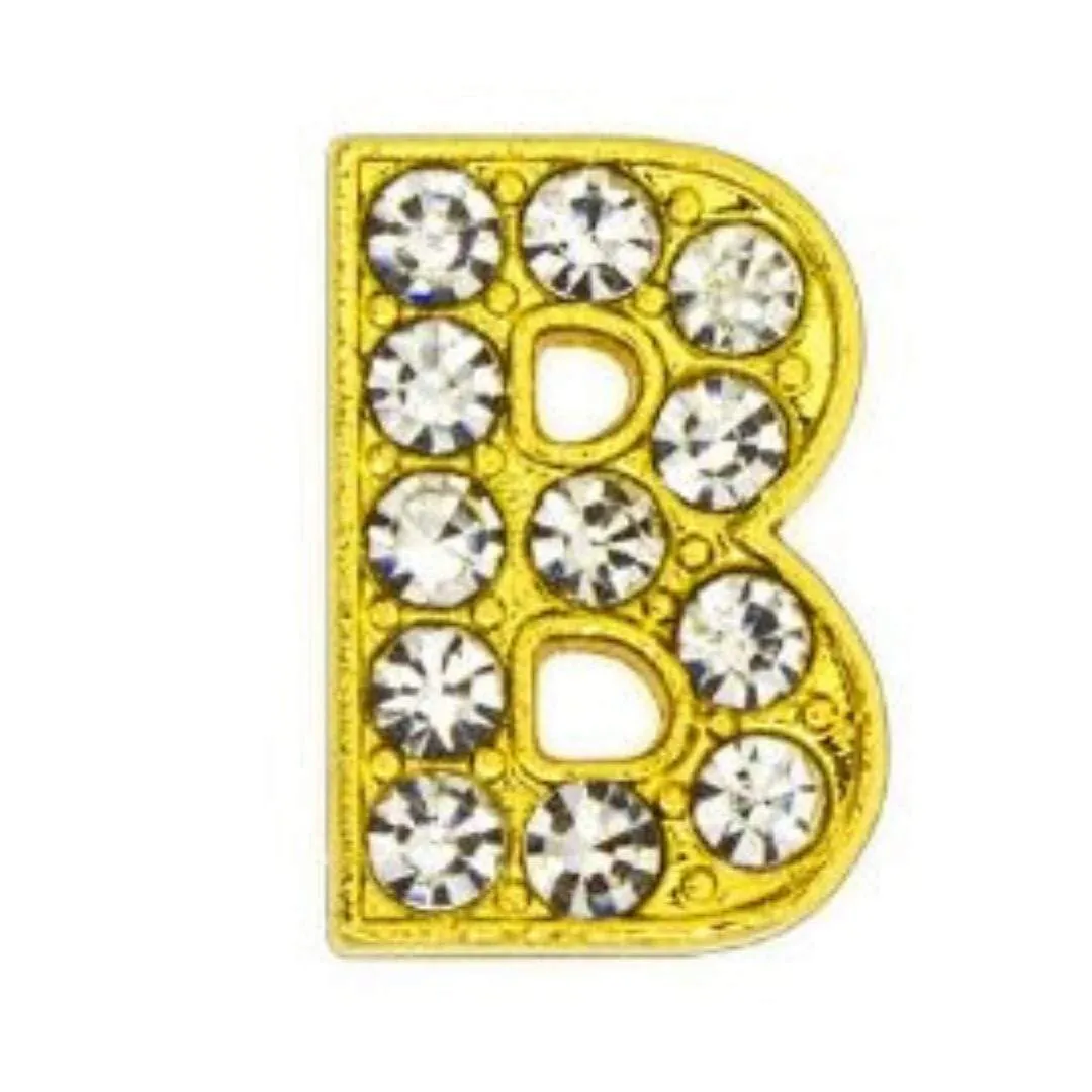 Pavé Letters -Gold Charms