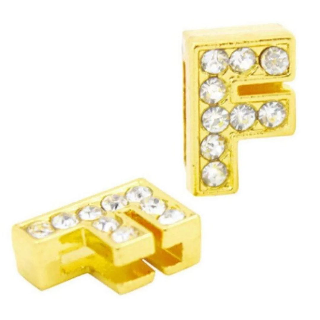 Pavé Letters -Gold Charms