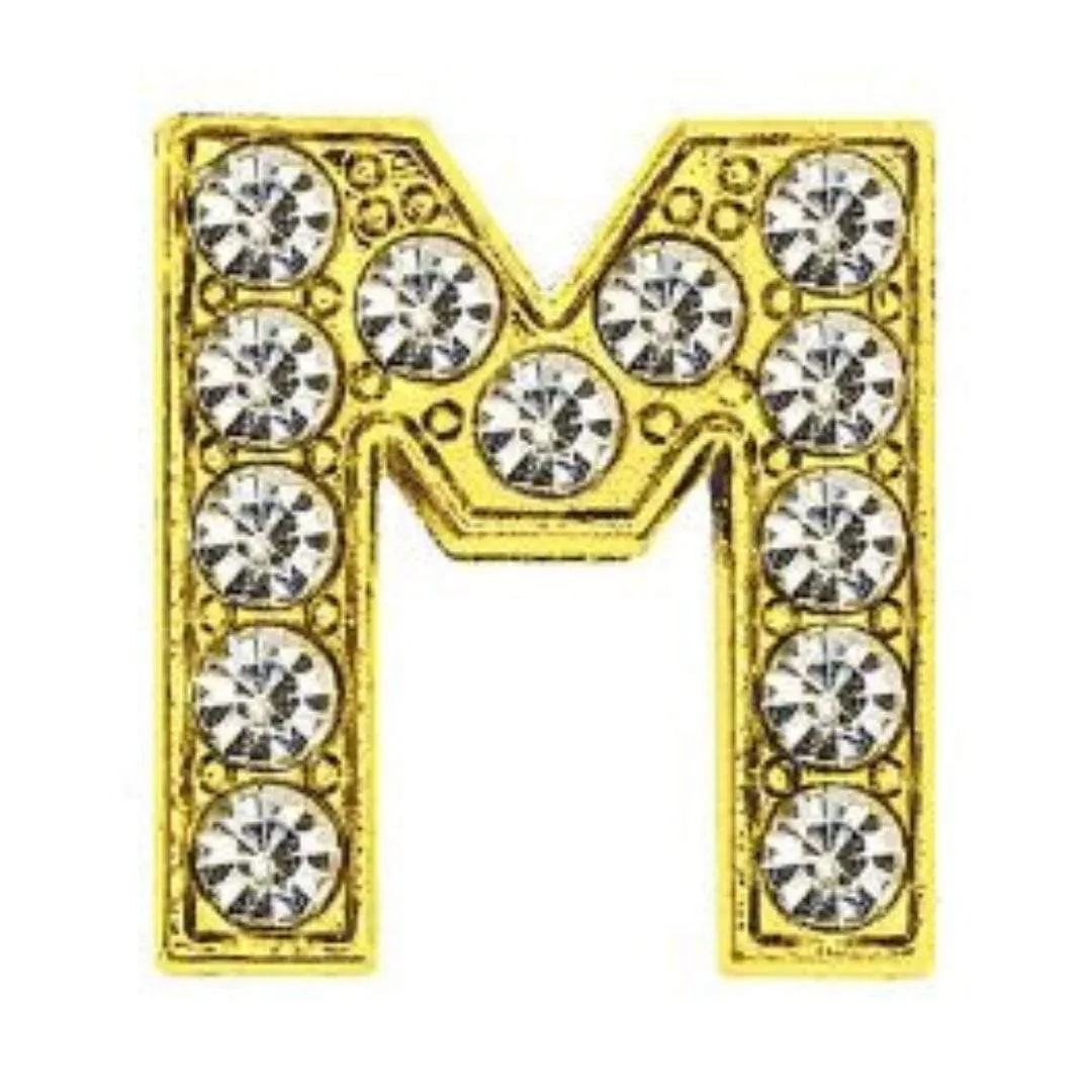 Pavé Letters -Gold Charms