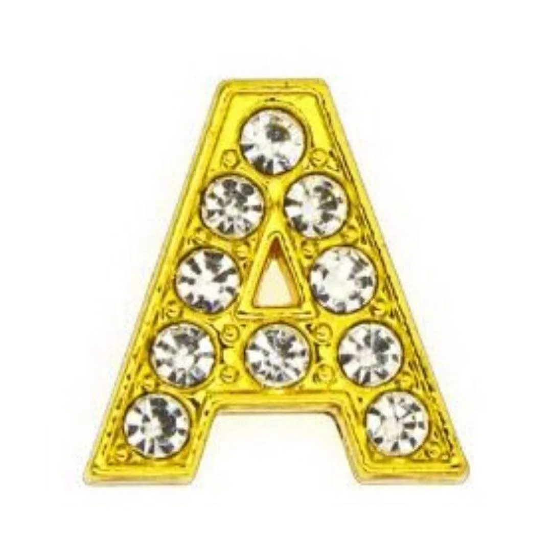 Pavé Letters -Gold Charms