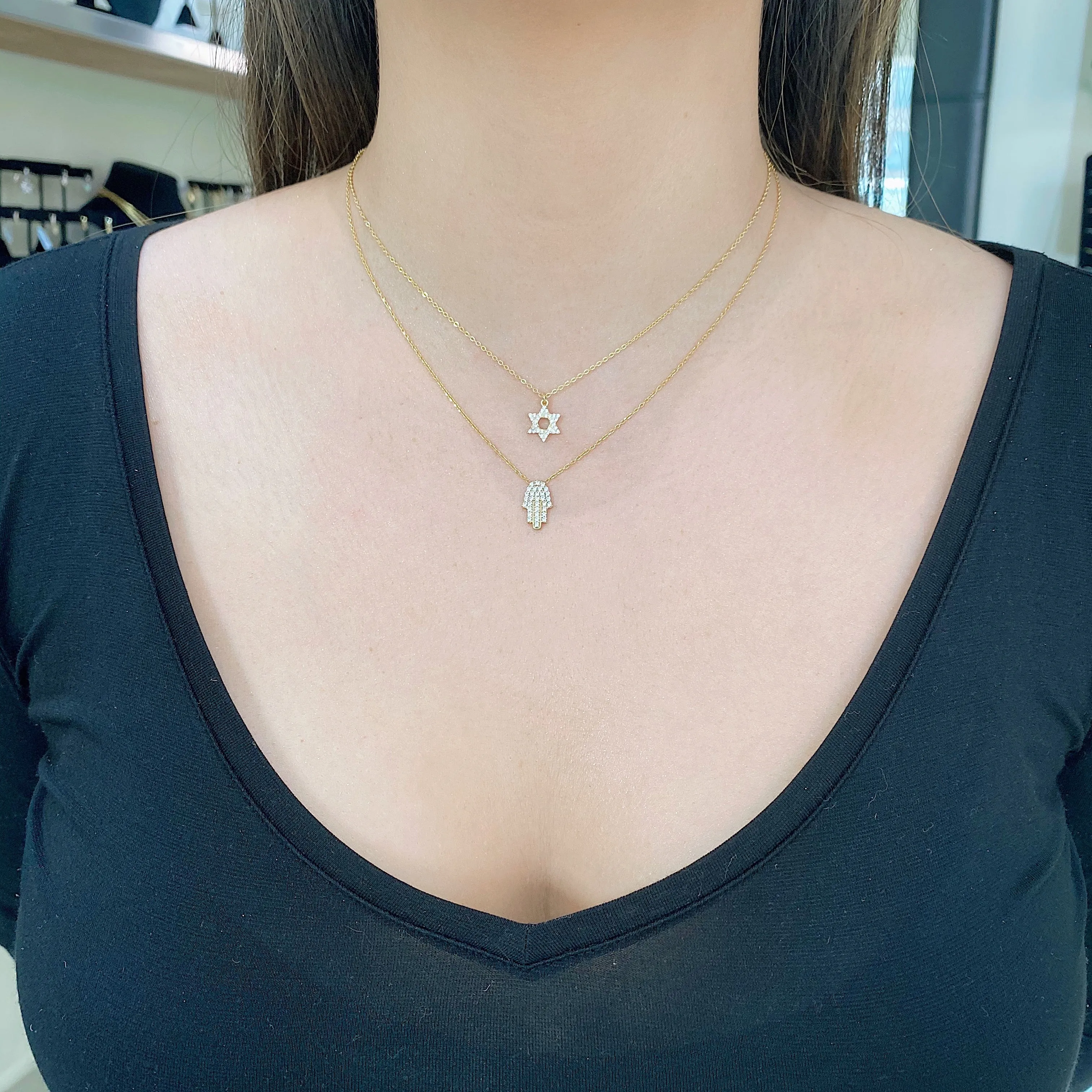 Rachel Hamsa Necklace