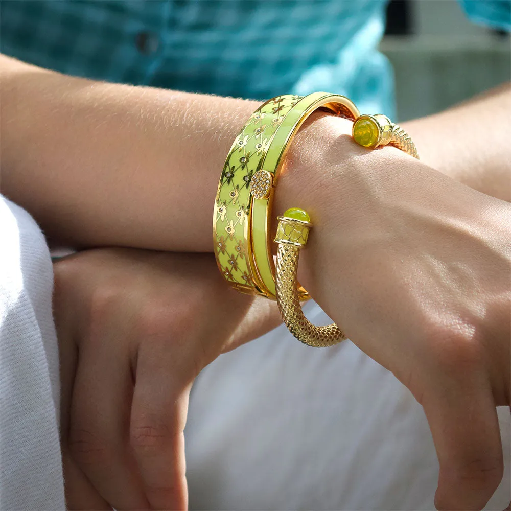 Salamander Torque Buttercup & Gold Bangle