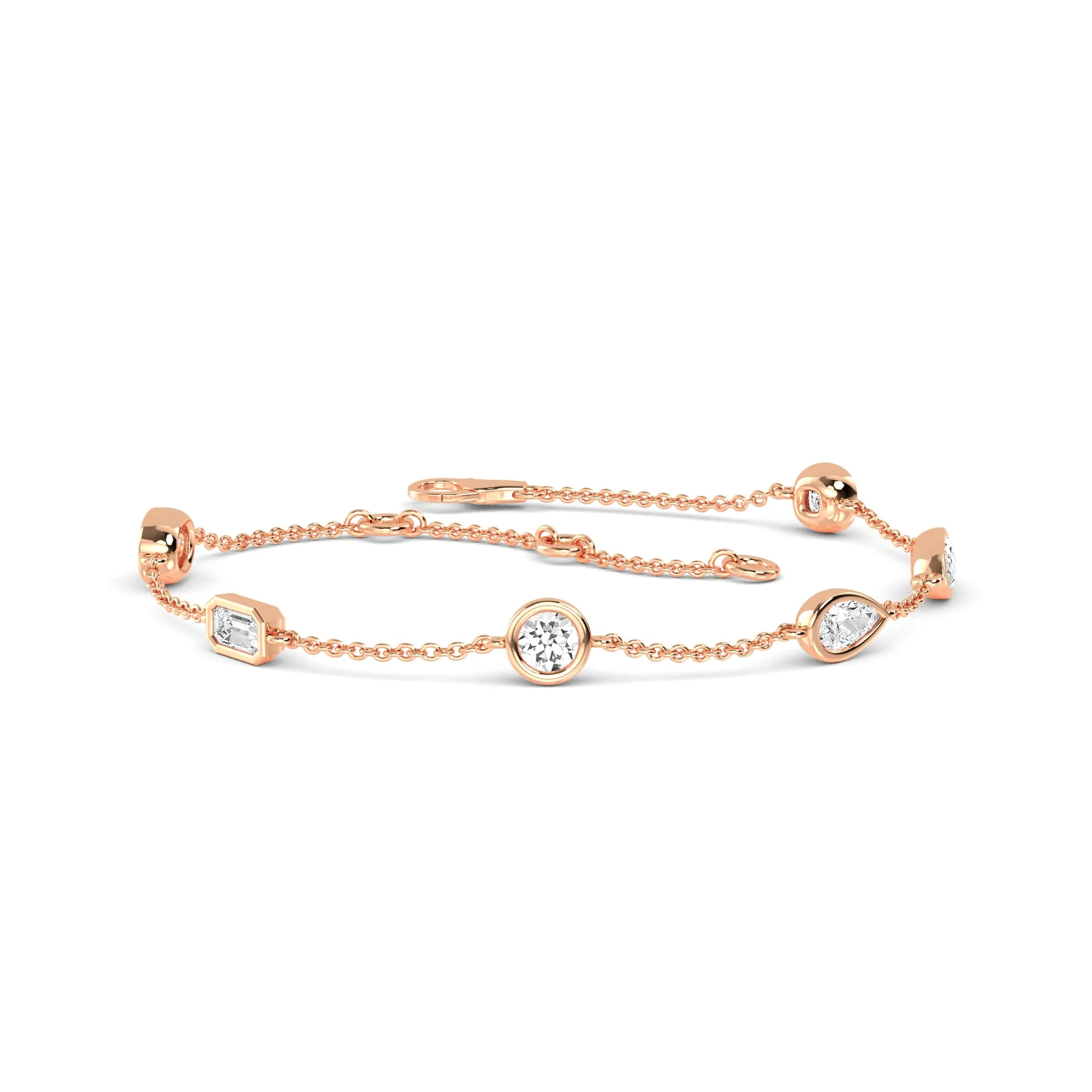 Sparkling Diamond Gold Bracelet