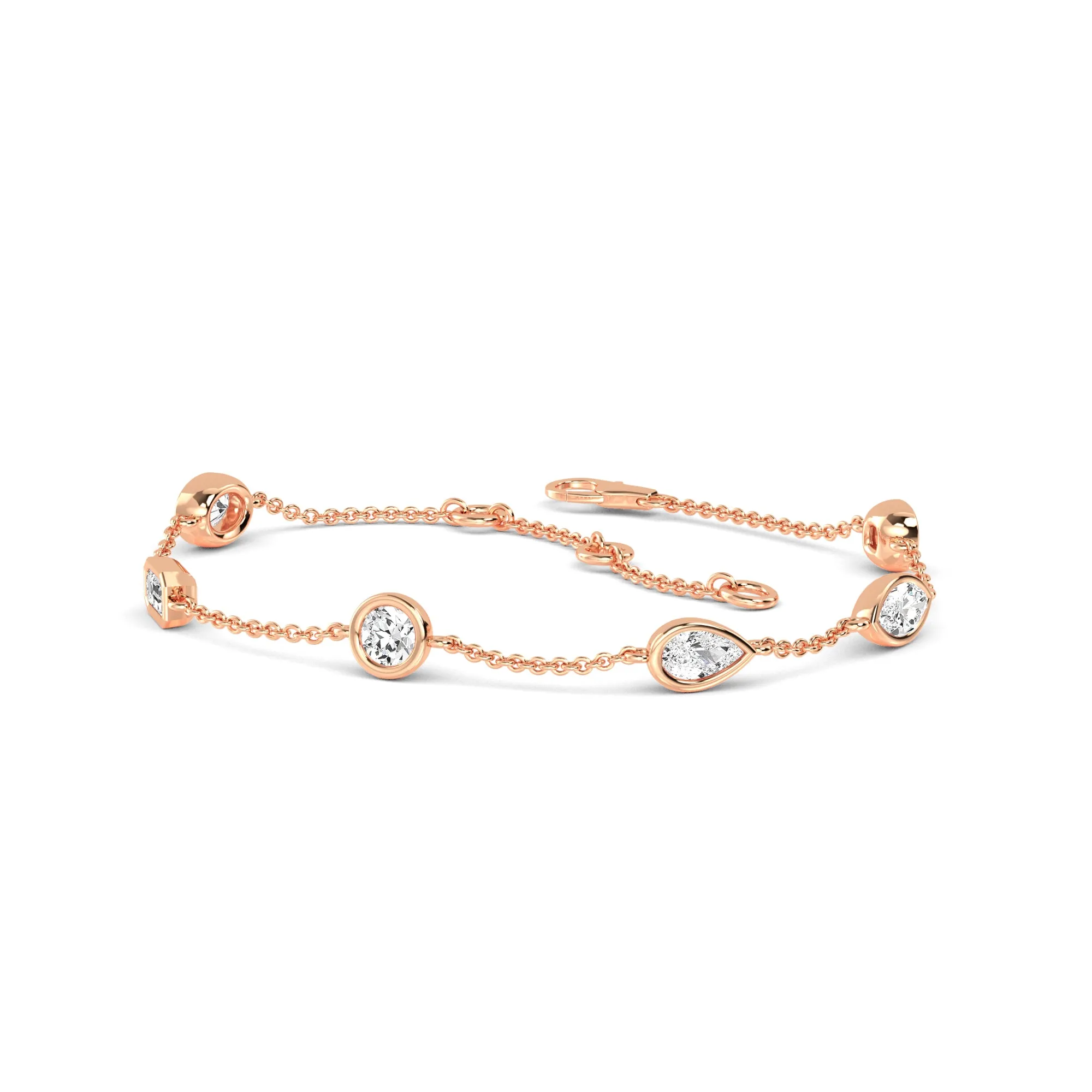 Sparkling Diamond Gold Bracelet