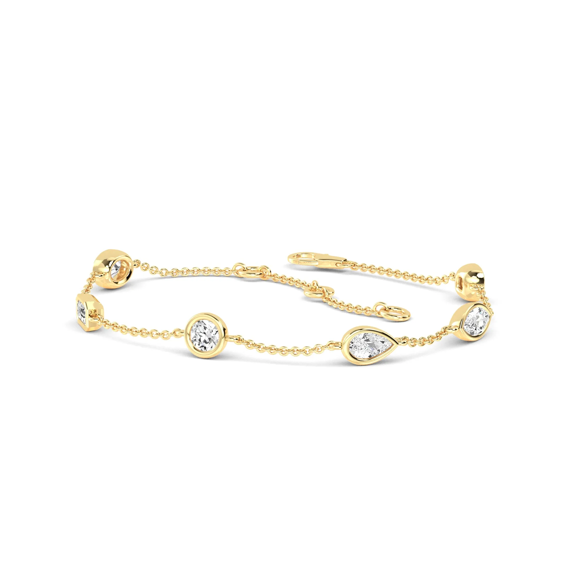 Sparkling Diamond Gold Bracelet