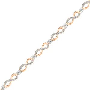 Sparkling Diamond Infinity Bracelet