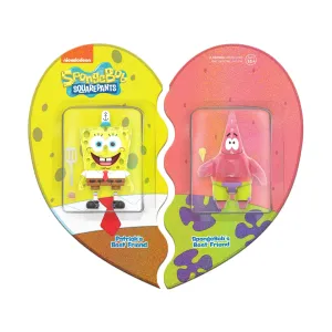 SpongeBob SquarePants ReAction SpongeBob And Patrick BFF 2-Pack (Glitter)