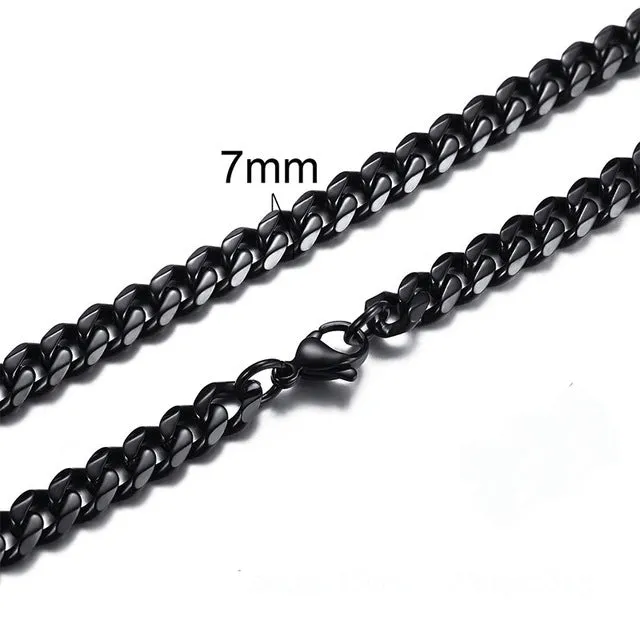 STEEL NECKLACE FOR MEN JEWELRY