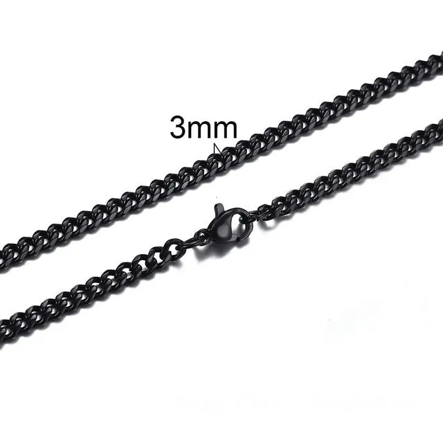 STEEL NECKLACE FOR MEN JEWELRY