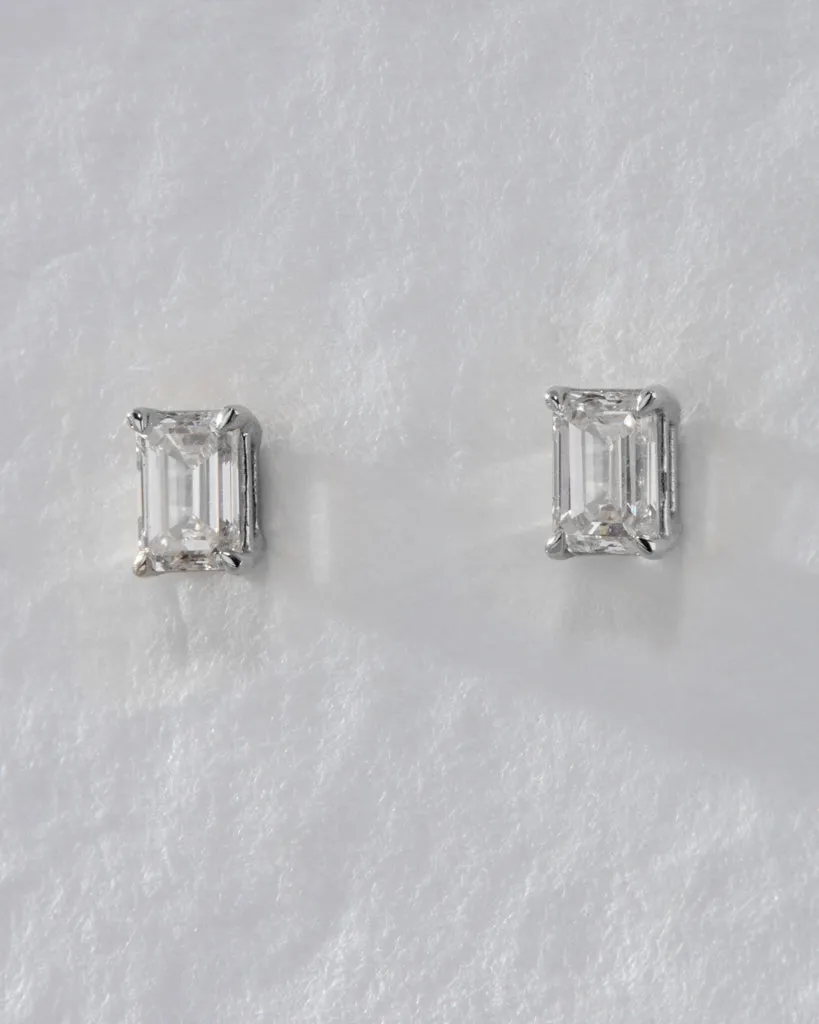 The Ultimate Emerald Solitaire Studs