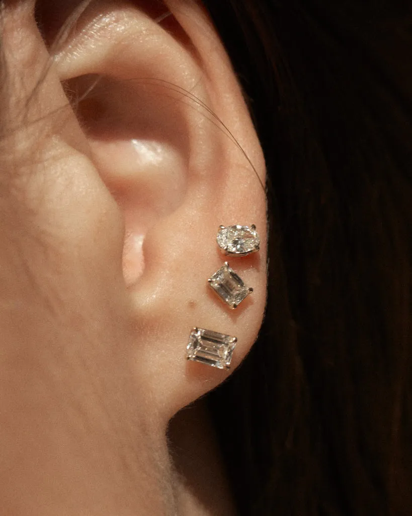 The Ultimate Emerald Solitaire Studs