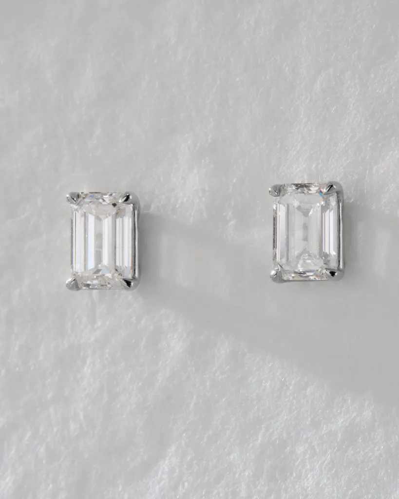 The Ultimate Emerald Solitaire Studs