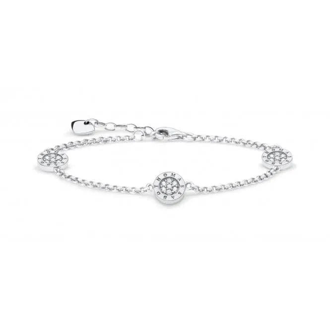 Thomas Sabo Classic Signature Pave Bracelet A1829-051-14-L19v