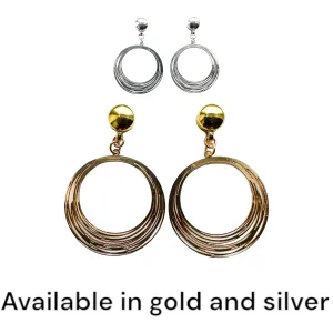 TI-GO Gold/ Silver String Rings earring