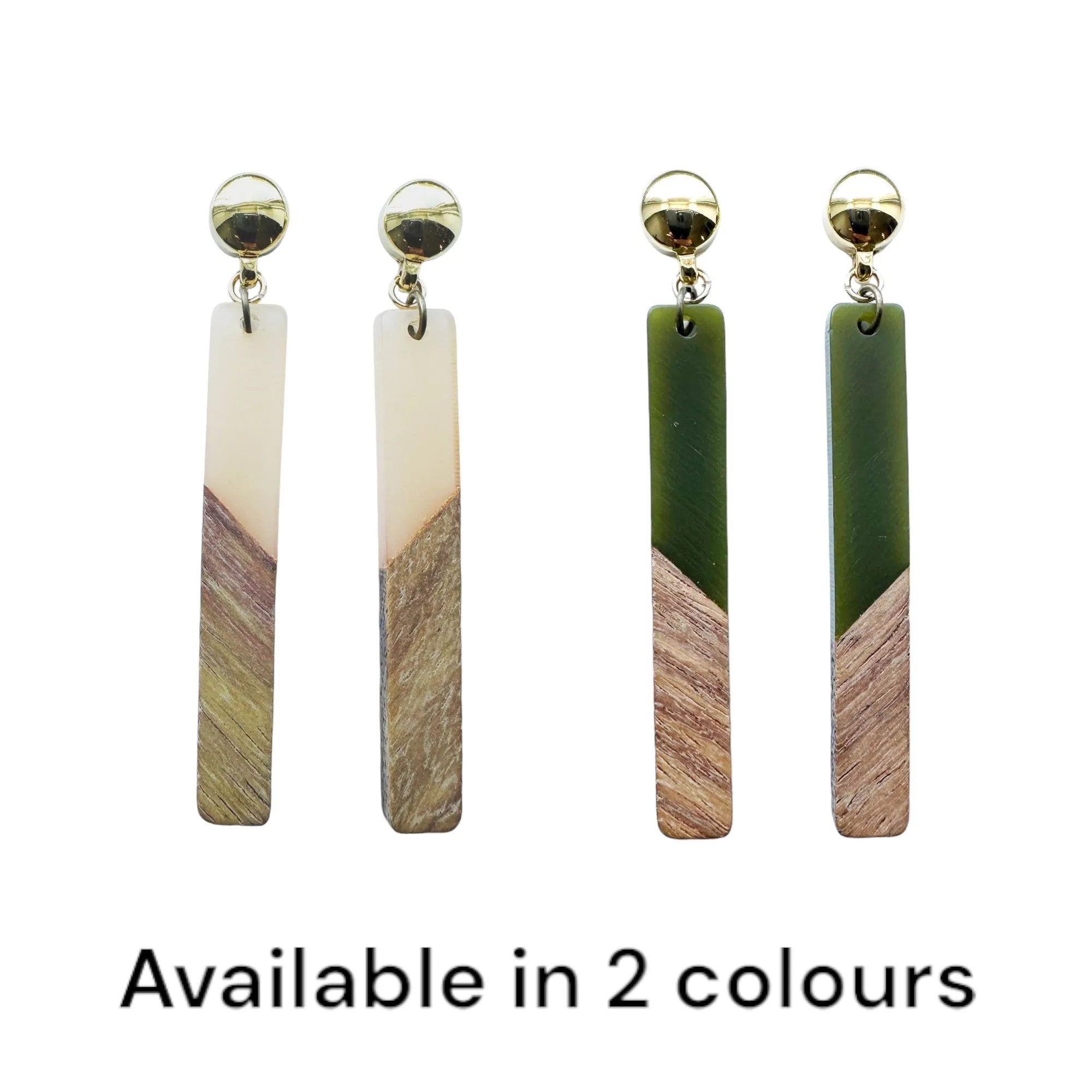 TI-GO translucent wood earrings