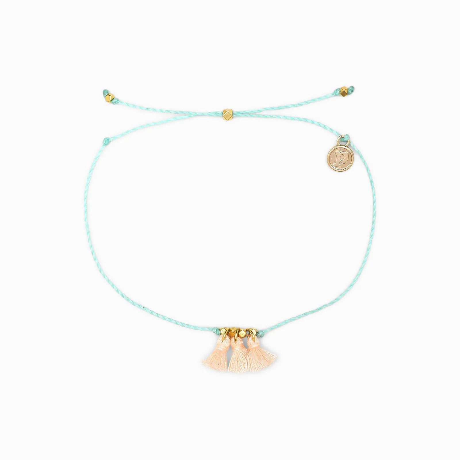 Triple Tassel Anklet