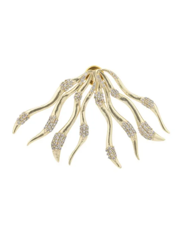 Tuscan Brooch - Gold