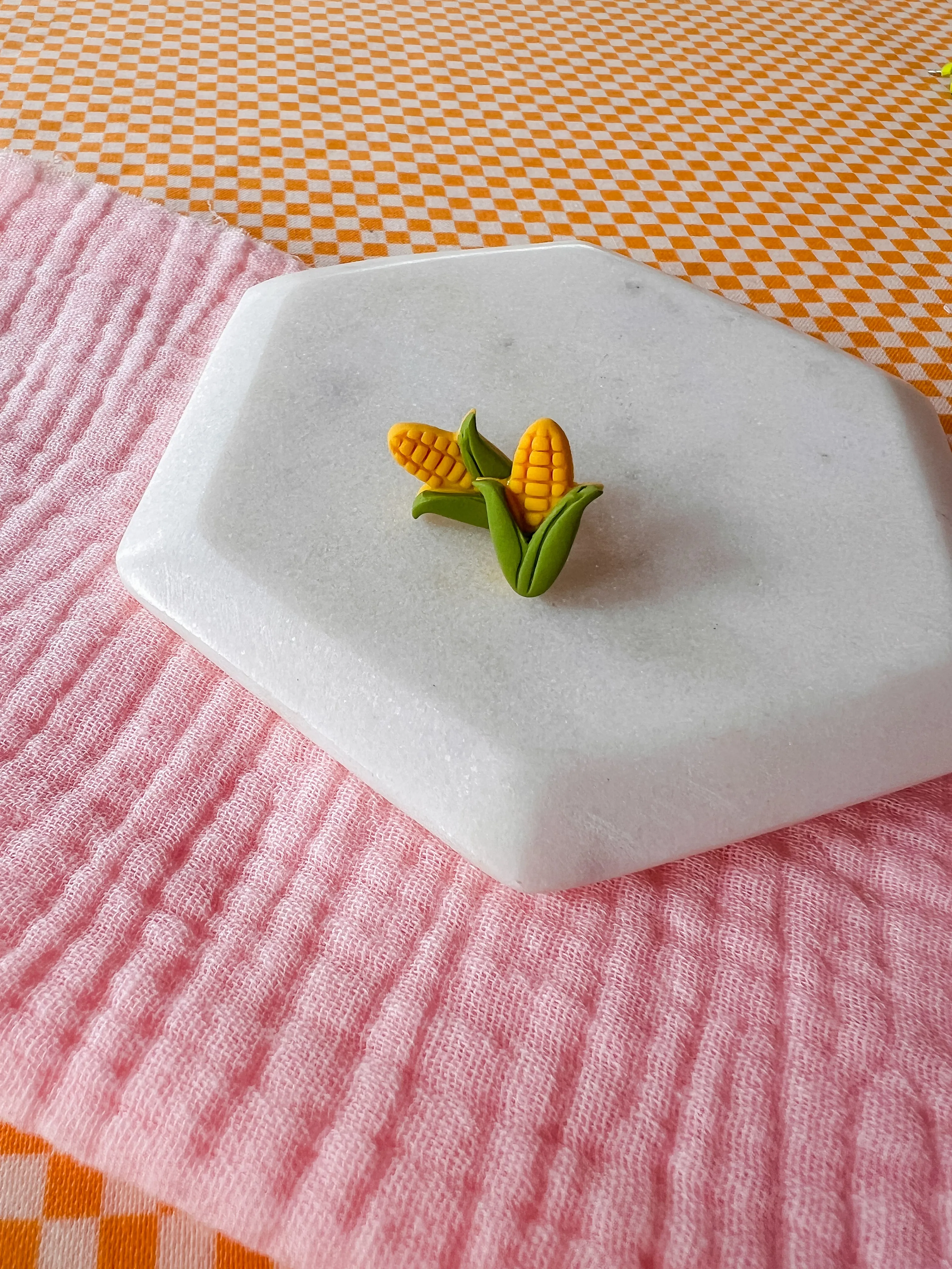 Veggie Studs | Clay Earrings