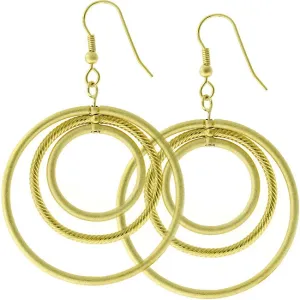 Vivian Gold Illusion Hoop Earrings