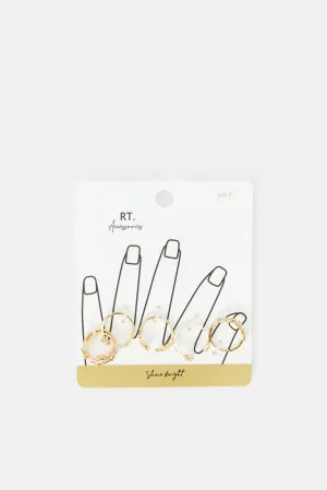 Women Gold Ring Set (6 Piece)