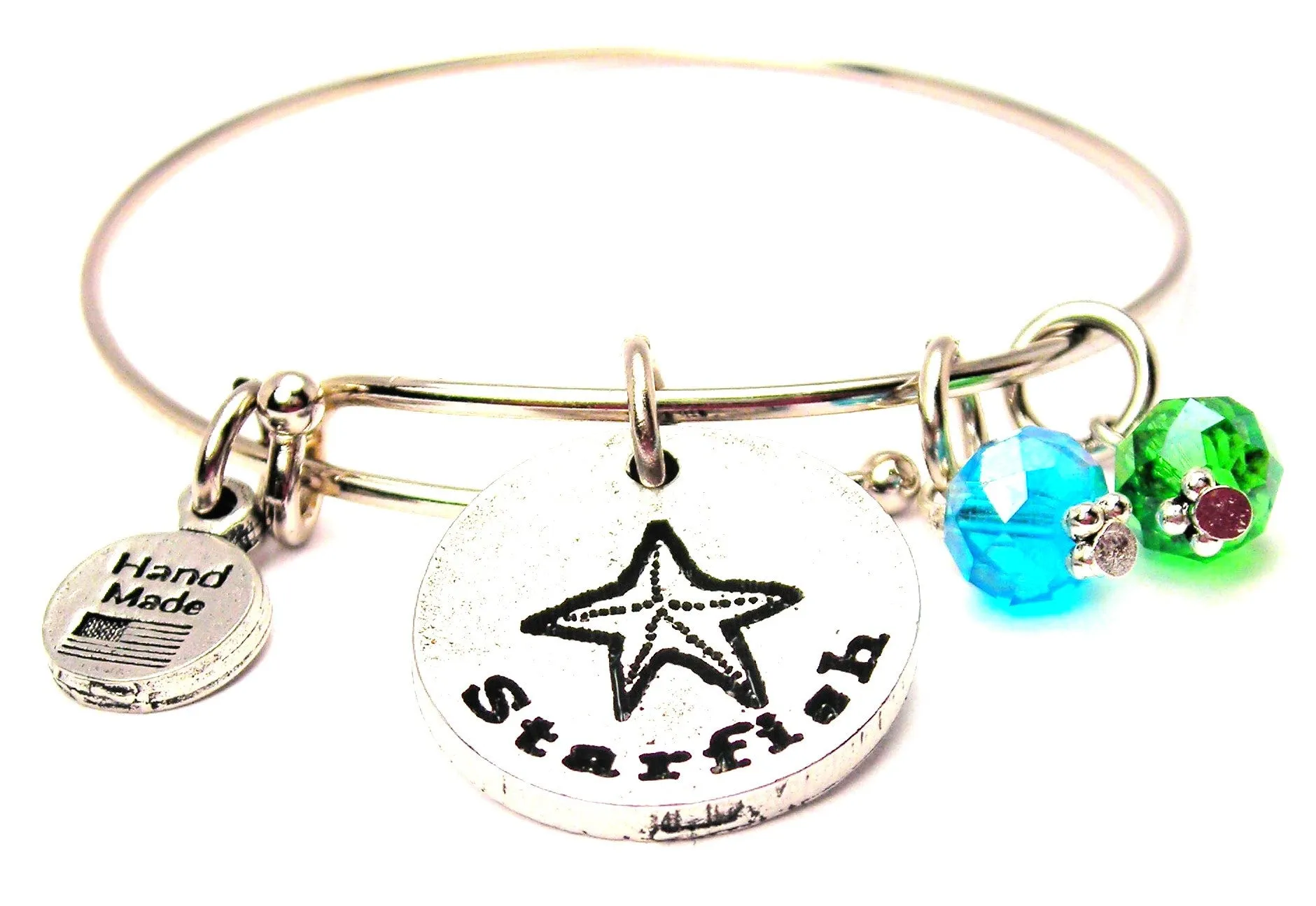 Xavier's Fish Tank Item Starfish Expandable Bangle Bracelet